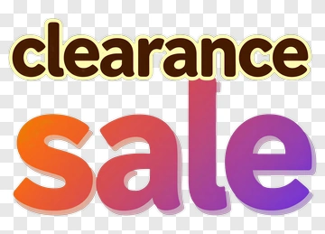 Clearance Sale Text PNG
