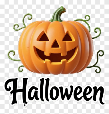 Jack-o-lantern Halloween Design PNG