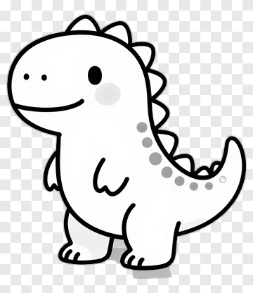 Cute Cartoon Dinosaur PNG