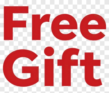 Free Gift Text PNG
