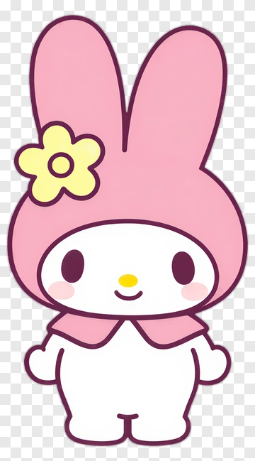 My Melody Cartoon Rabbit Character PNG
