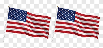American Flag Waving PNG