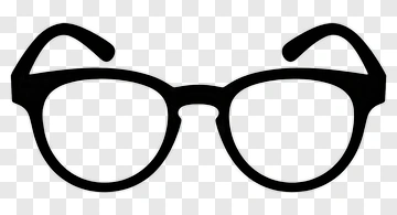 Black Glasses Icon PNG