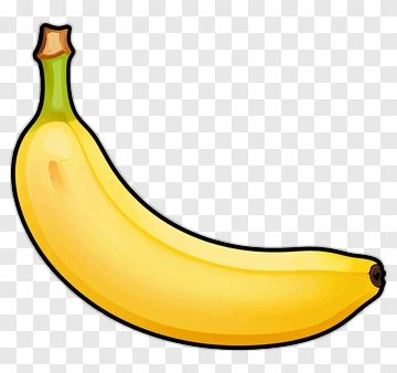 Yellow Banana PNG