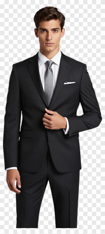 Man In Black Suit PNG