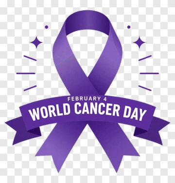 World Cancer Day Awareness Ribbon PNG