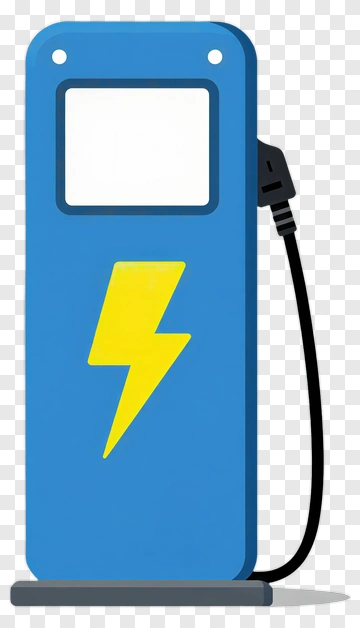 Electricity Pump With Lightning Bolt PNG