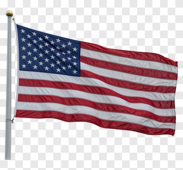 American Flag Flying PNG