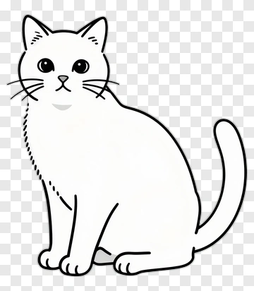 White Cat PNG