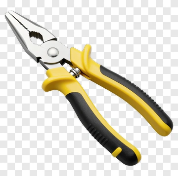 Yellow And Black Pliers PNG