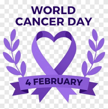 World Cancer Day Awareness Ribbon PNG