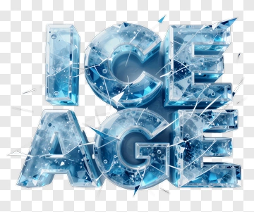 Ice Age Text Logo PNG
