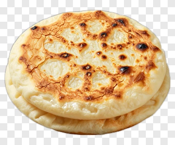 Stacked Flatbread With Toasted Crust PNG