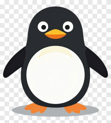 Cute Cartoon Penguin PNG