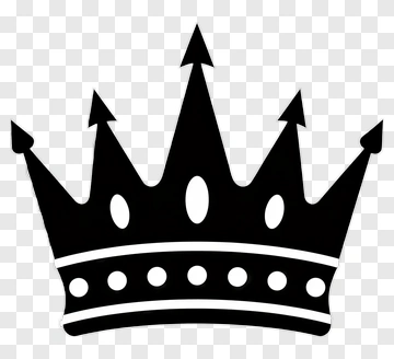 Black Crown Icon PNG