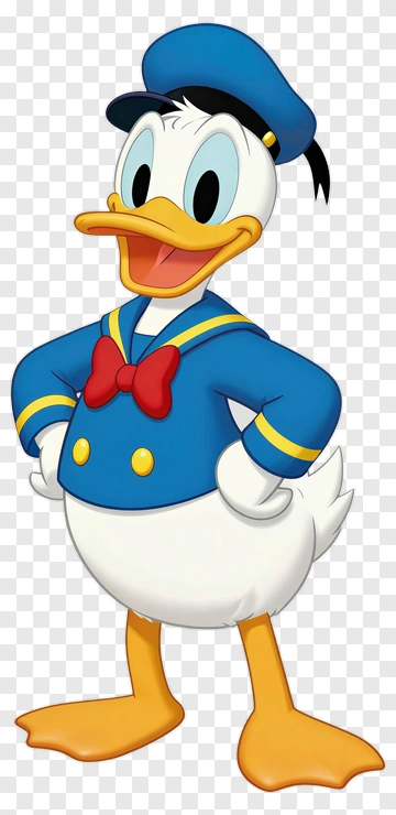 Donald Duck In Sailor Outfit PNG