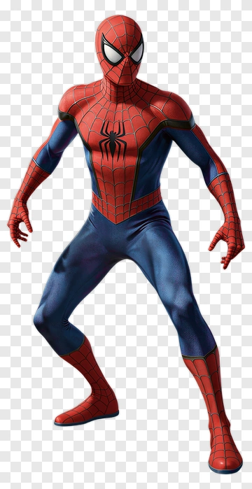 Spider-Man In Classic Suit PNG