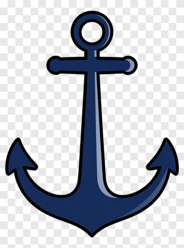 Blue Anchor PNG