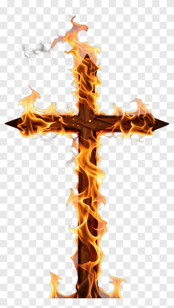 Burning Cross PNG