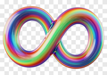 Rainbow Infinity Symbol PNG