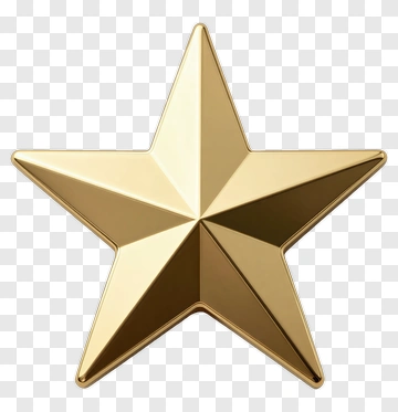Gold Star PNG