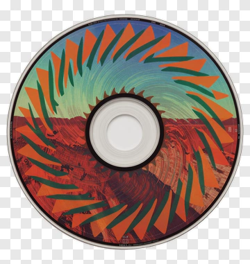 CD With Spiral Abstract Design PNG