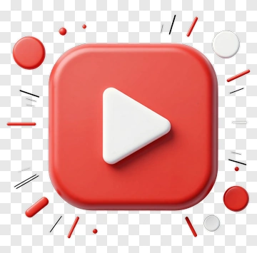 Red Play Button Icon PNG