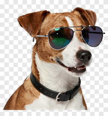 Dog Wearing Sunglasses PNG