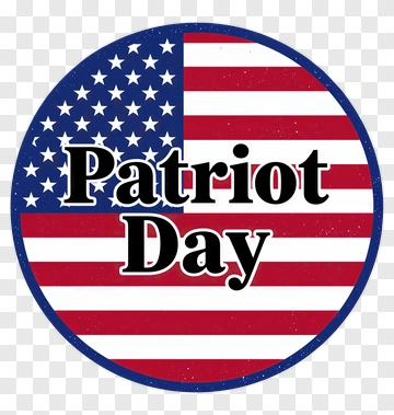 Patriot Day American Flag Badge PNG