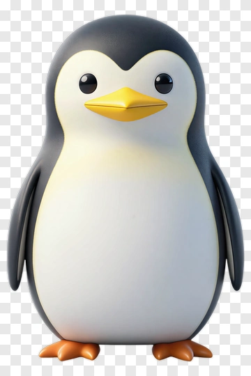 Cute Cartoon Penguin PNG