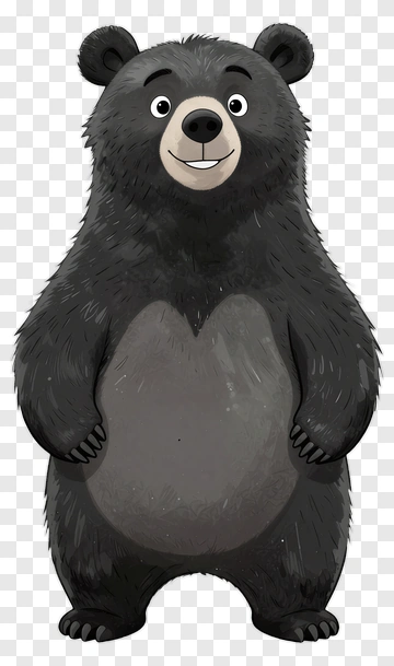 Cute Cartoon Bear PNG