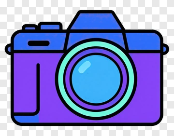Purple And Blue Camera PNG