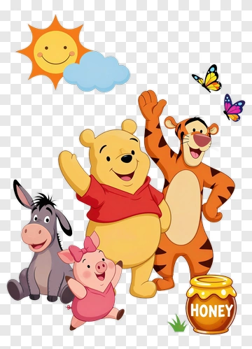 Winnie The Pooh And Friends PNG