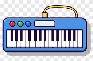 Portable Keyboard Musical Instrument PNG