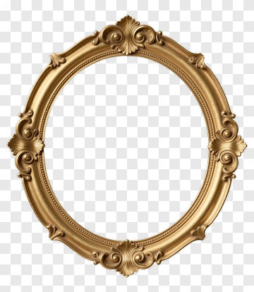 Ornate Gold Frame PNG