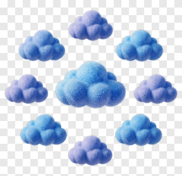 Blue And Purple Clouds PNG
