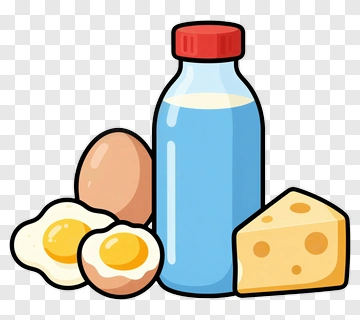 Egg Milk And Cheese PNG