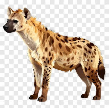 Hyena Standing PNG