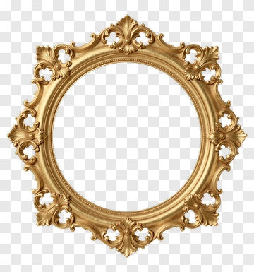Ornate Gold Frame PNG