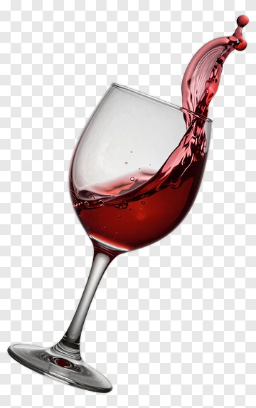 Red Wine Splash In Glass PNG