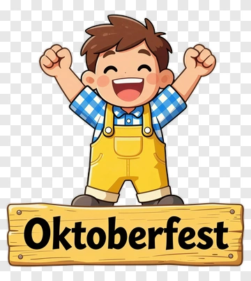 Boy Celebrating Oktoberfest PNG