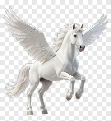 White Pegasus PNG