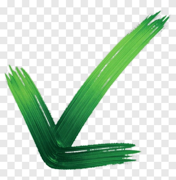 Green Hand Drawn Checkmark PNG