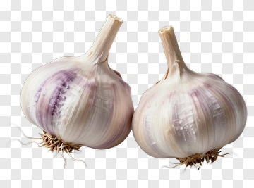 Two Garlic Cloves PNG