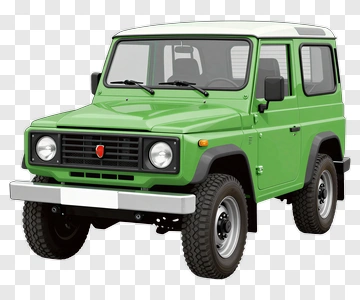 Green Jeep Off-Road Vehicle PNG