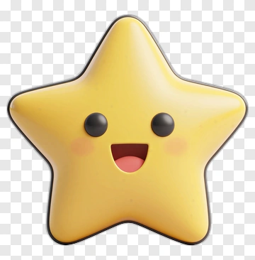 Happy Yellow Star Emoji PNG