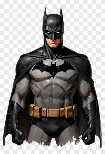 Batman In Classic Costume PNG