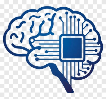 Brain With Circuit Board PNG