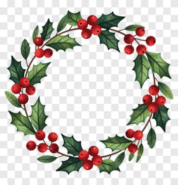Holly Wreath PNG