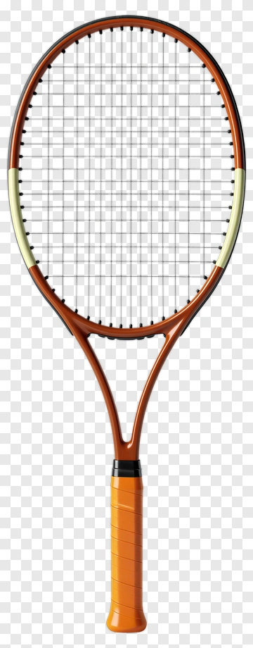 Orange Tennis Racket PNG